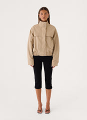 Dover Utility Jacket - Nude