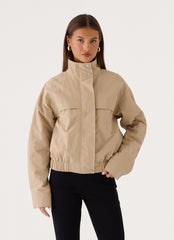 Dover Utility Jacket - Nude