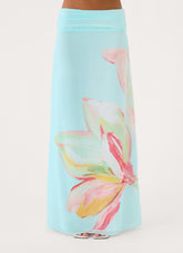 Linus Low Rise Maxi Skirt - Floral Print