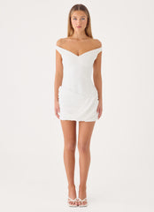 Marlene Mini Dress - White
