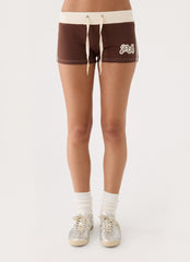 Paris Mini Shorts - Chocolate
