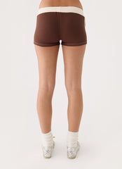Paris Mini Shorts - Chocolate