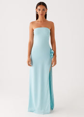 Fenway Strapless Maxi Dress Mint 1 Peppermayo